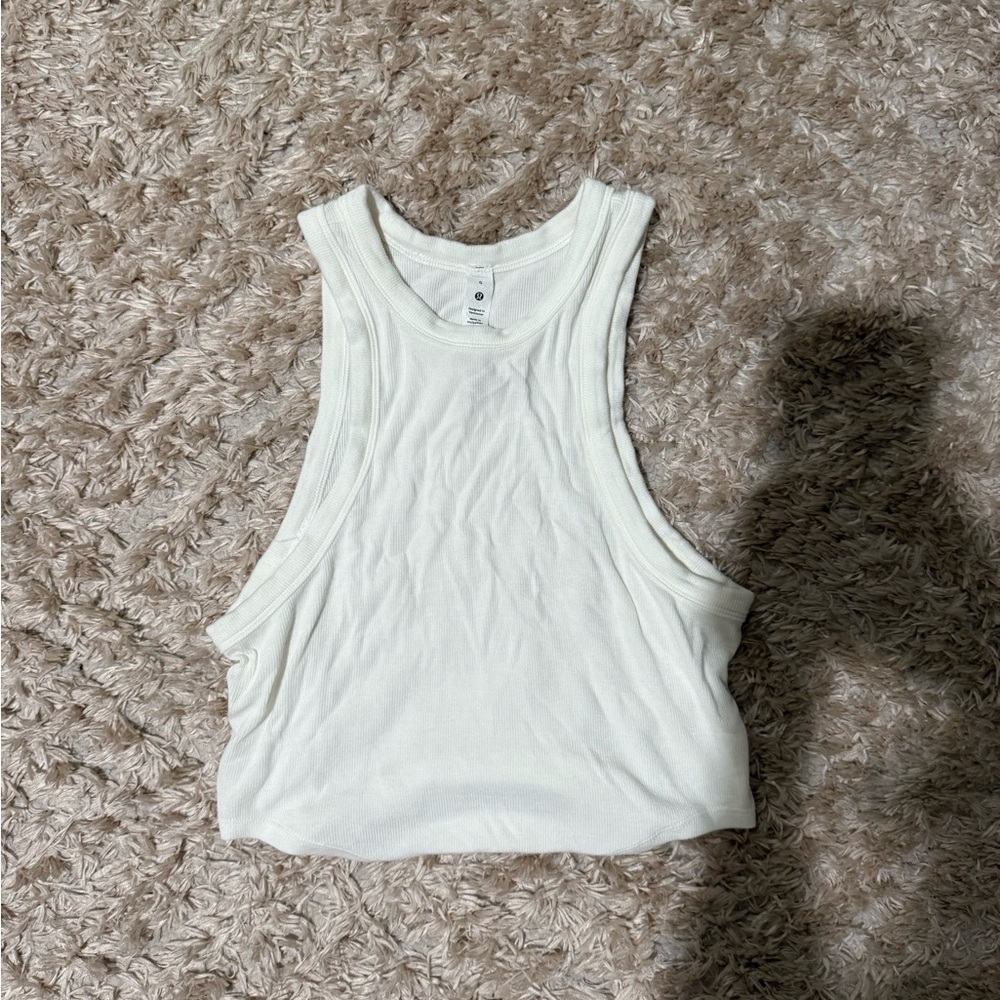 Lululemon Athletica White Tank Top